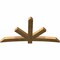 Ekena Millwork Alberta Rough Sawn Timber Gable Bracket, Western Red Cedar, 84"W x 45"H x 4"D x 6"F, 13/12 Pitch GBW084X45X0406ALB00RWR - alternate 2